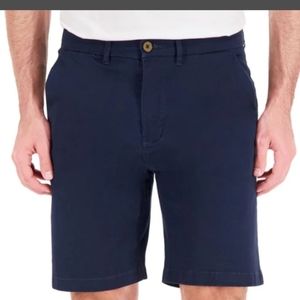 REPORT Collection Men's Navy Blue Cotton Stretch Chino Shorts